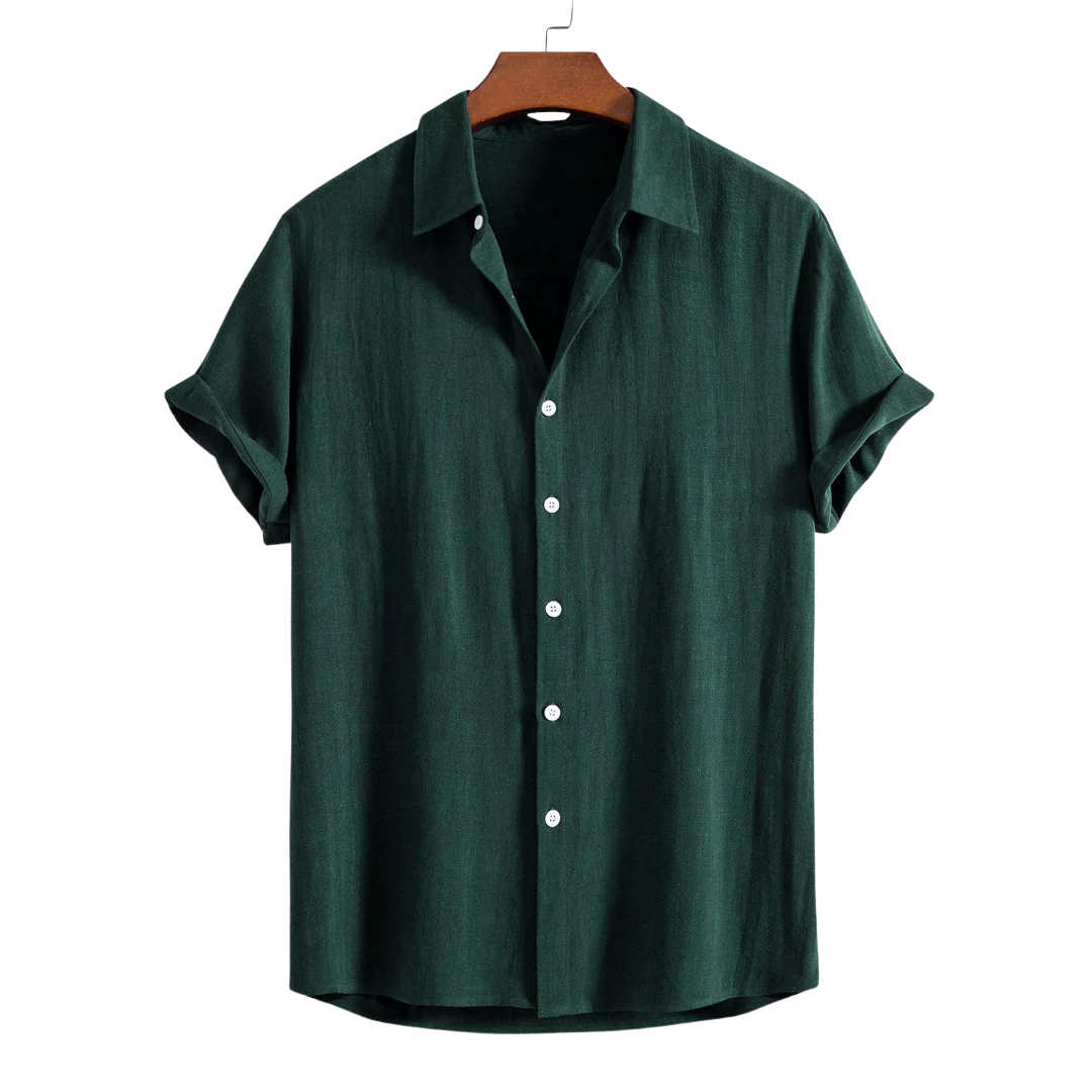 Loungewear Club™ - Chemise à Boutons en Lin
