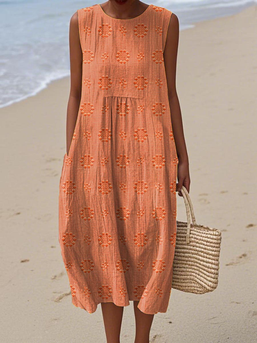 Élodie | Robe Chic Sans Manches