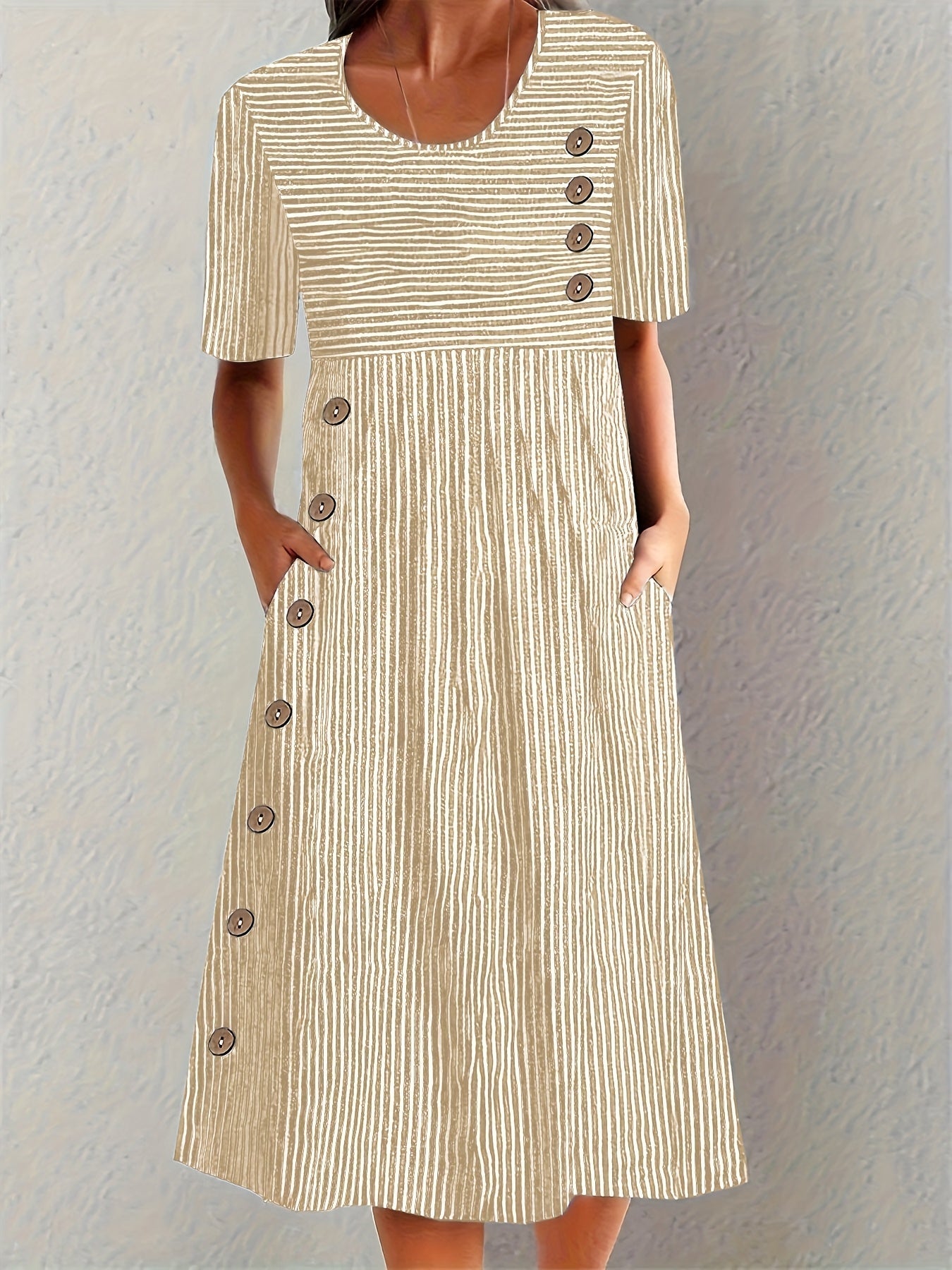 Lison | Robe d'été rayée