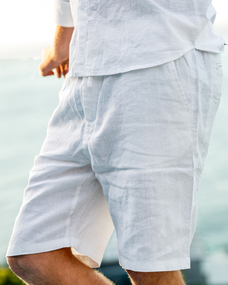Loungewear Club™️ | Shorts en Lin Premium