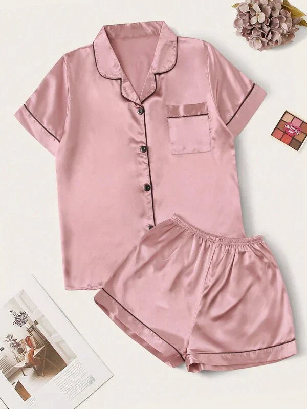 Loungewear Club™️ | Pyjama court satiné