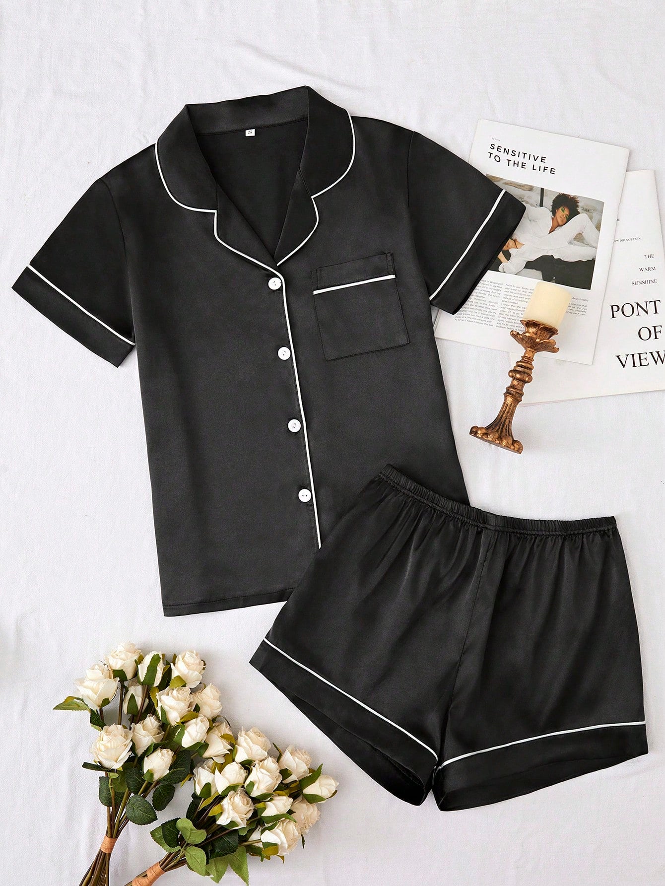 Loungewear Club™️ | Pyjama court satiné