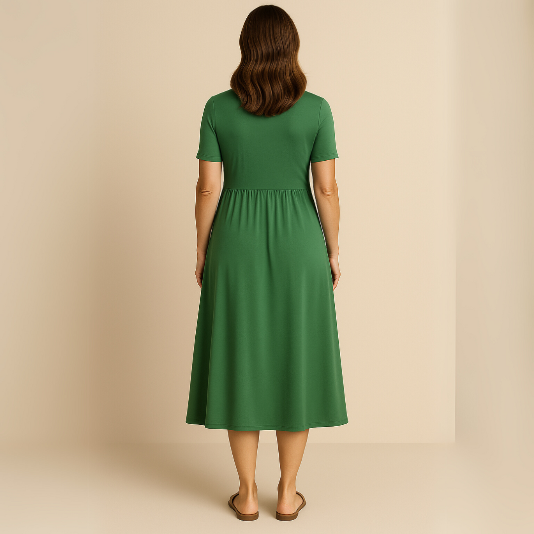 Loungewear Club™ | Robe midi à décolleté en V