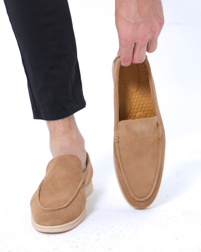 Loungewear Club™ | Mocassins en Suède Premium