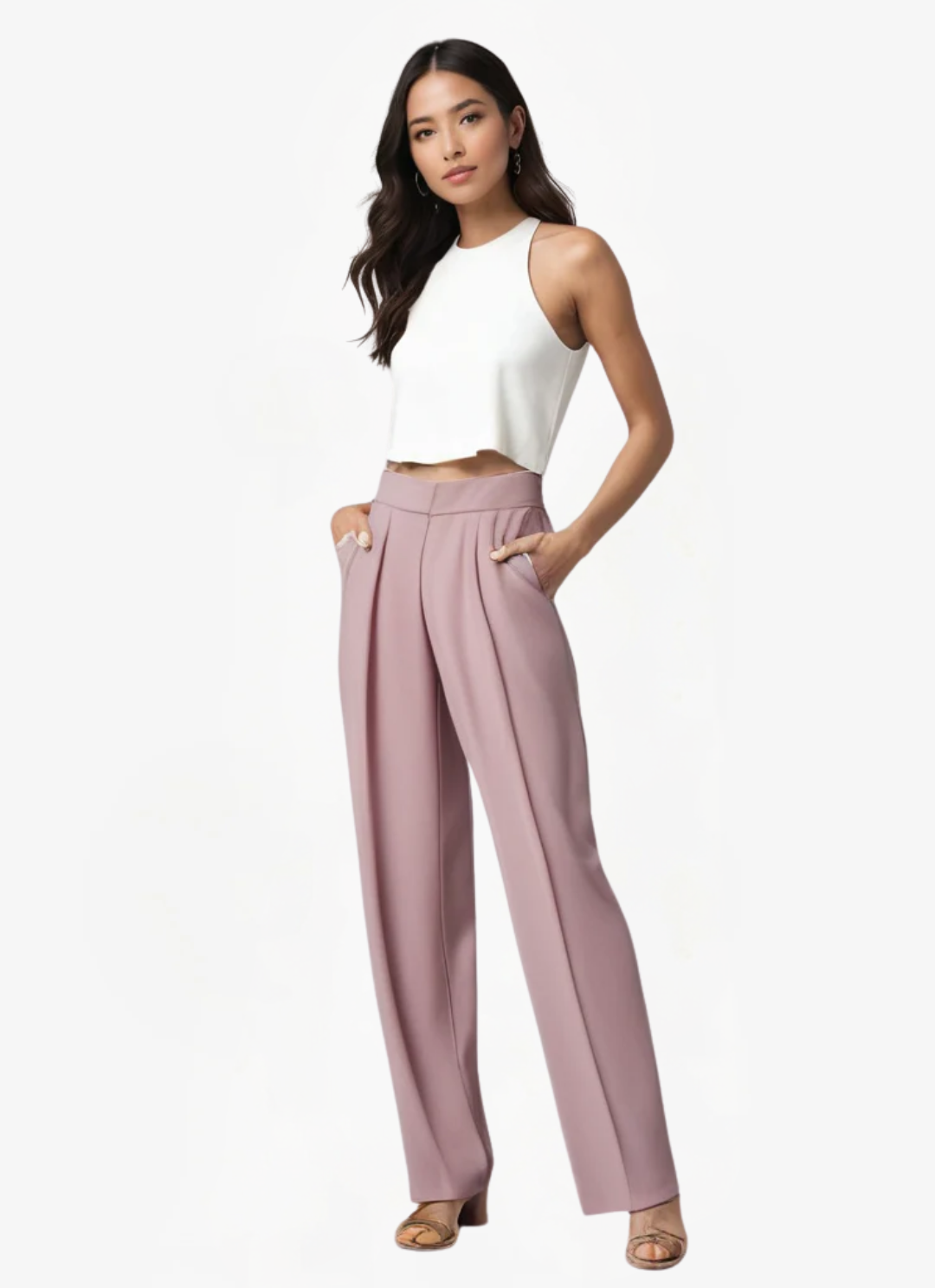 Loungewear Club™ | Pantalon Évasé Élégance Structurée