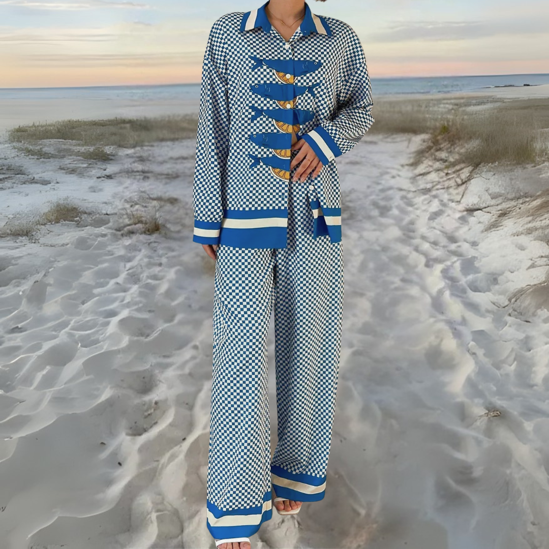 Fanny - Kimono set avec imprimé