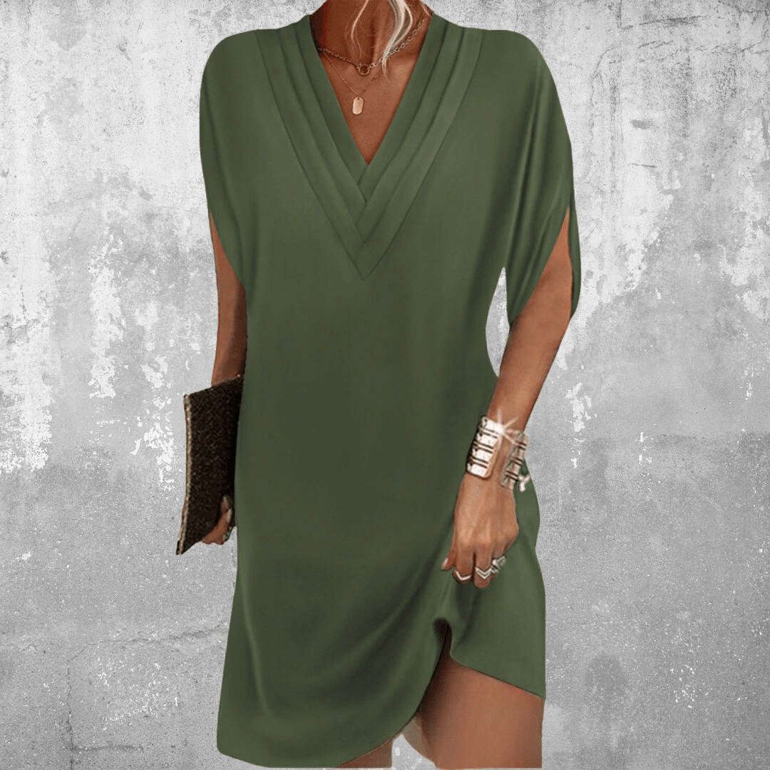 Amelia™ - Robe Élégante Couverte du Ventre