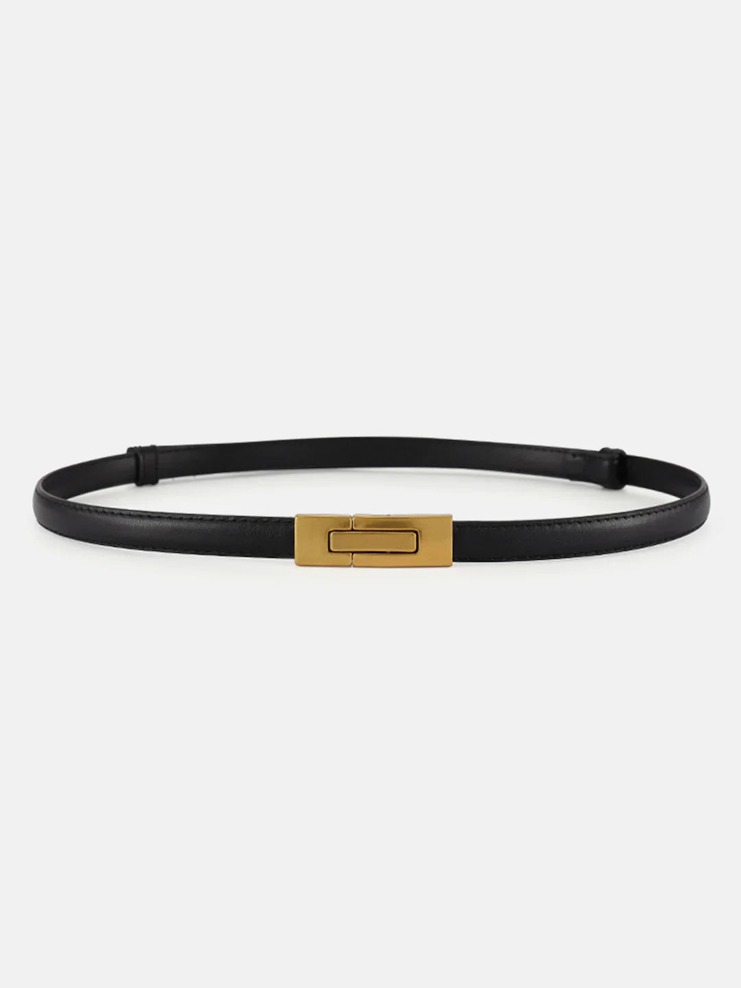 Loungewear Club™ | Ceinture Slim en Cuir Vintage avec Fermeture Magnétique