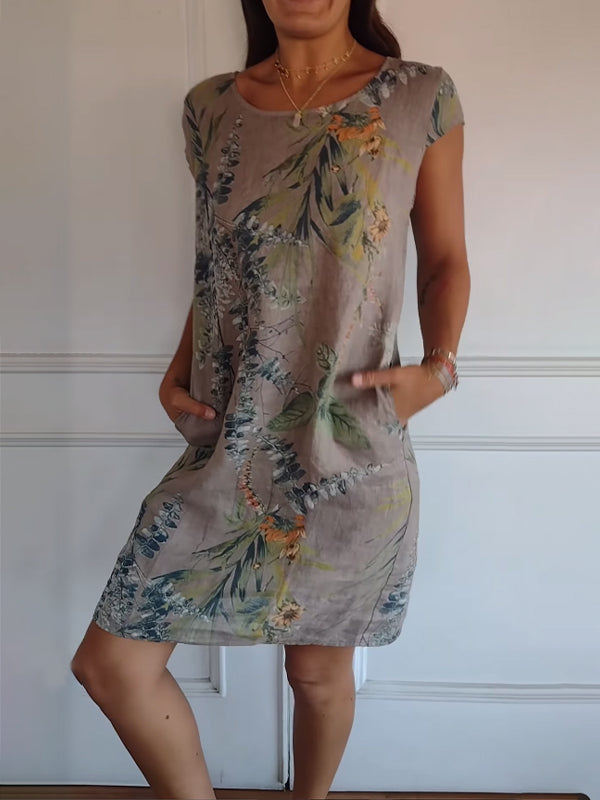 Lillian™ - Robe Imprimée Décontractée