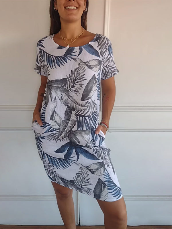 Lillian™ - Robe Imprimée Décontractée