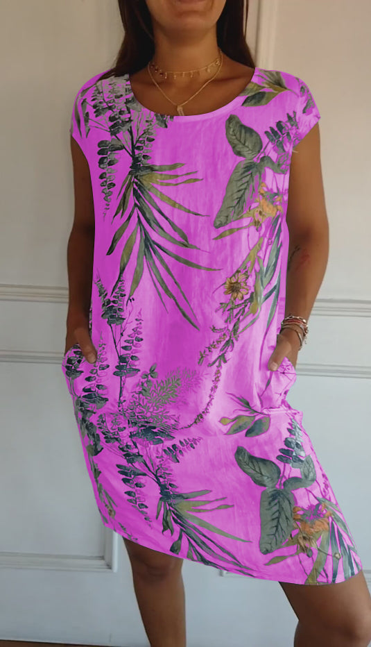 Lillian™ - Robe Imprimée Décontractée