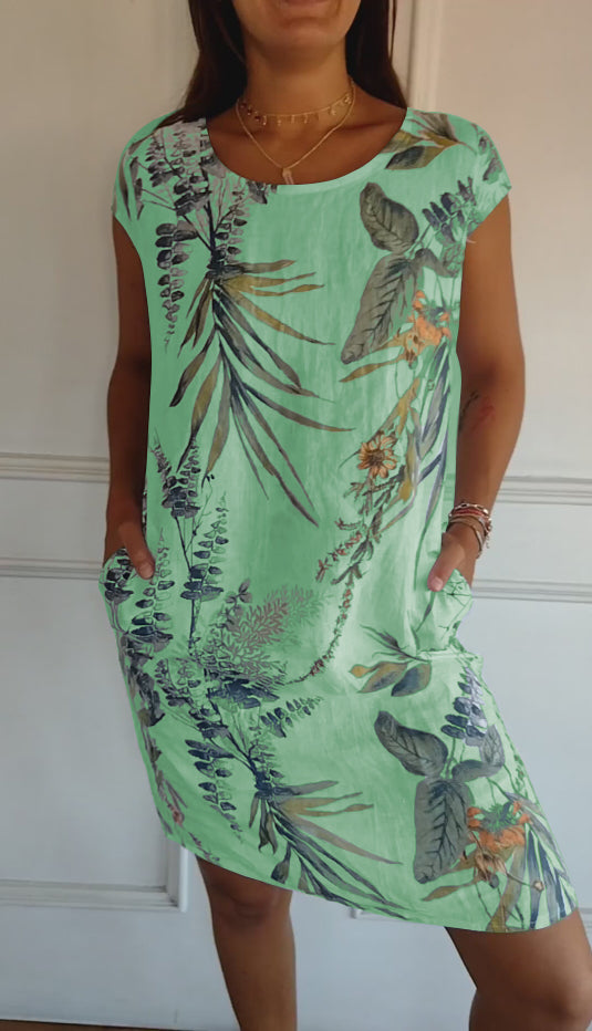 Lillian™ - Robe Imprimée Décontractée
