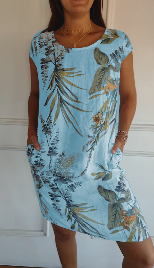 Lillian™ - Robe Imprimée Décontractée