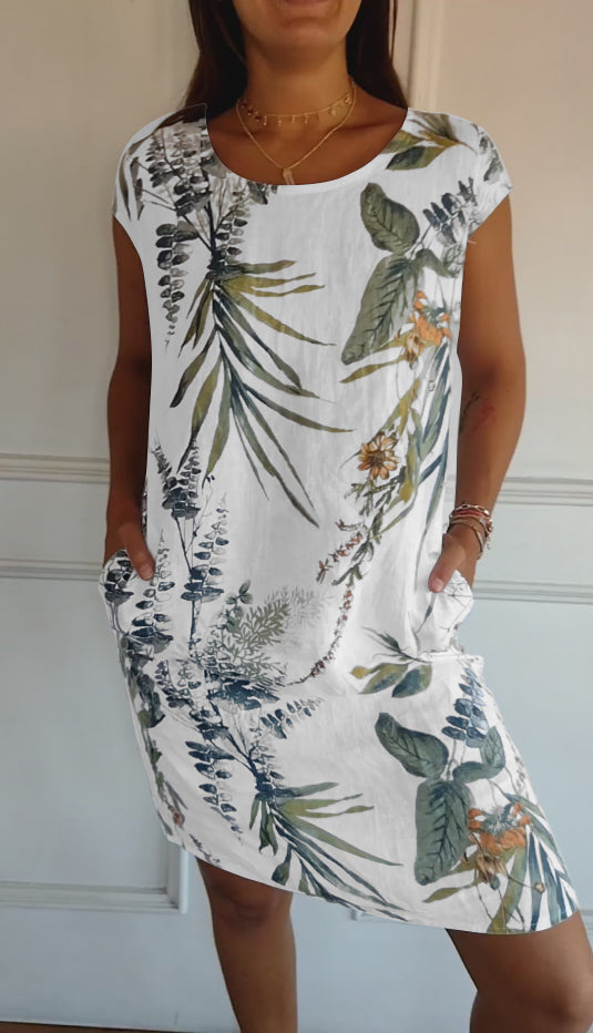 Lillian™ - Robe Imprimée Décontractée
