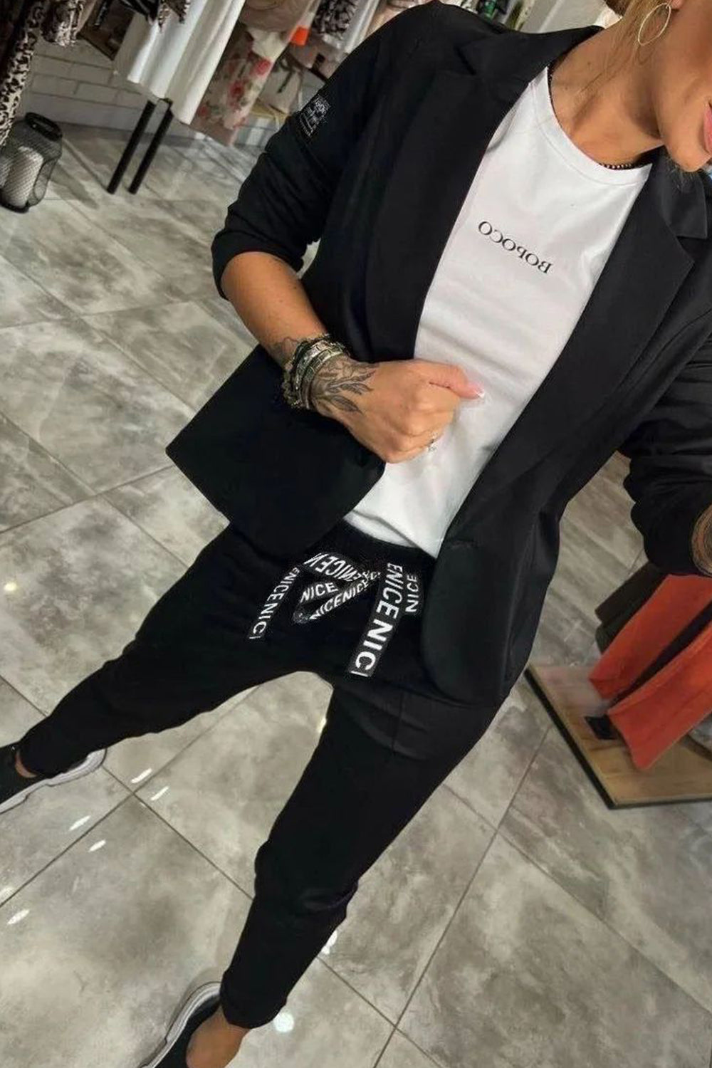 Loungewear Club™ | Ensemble Blazer et Jogger Décontracté