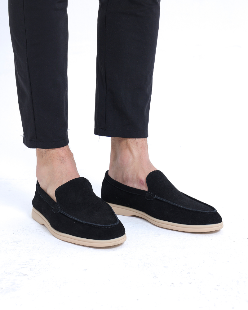 Loungewear Club™ | Mocassins en Suède Premium