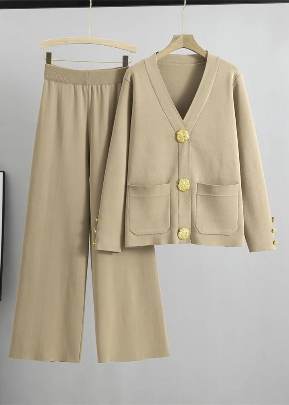 Loungewear Club™ | Ensemble tricot avec patte de boutonnage