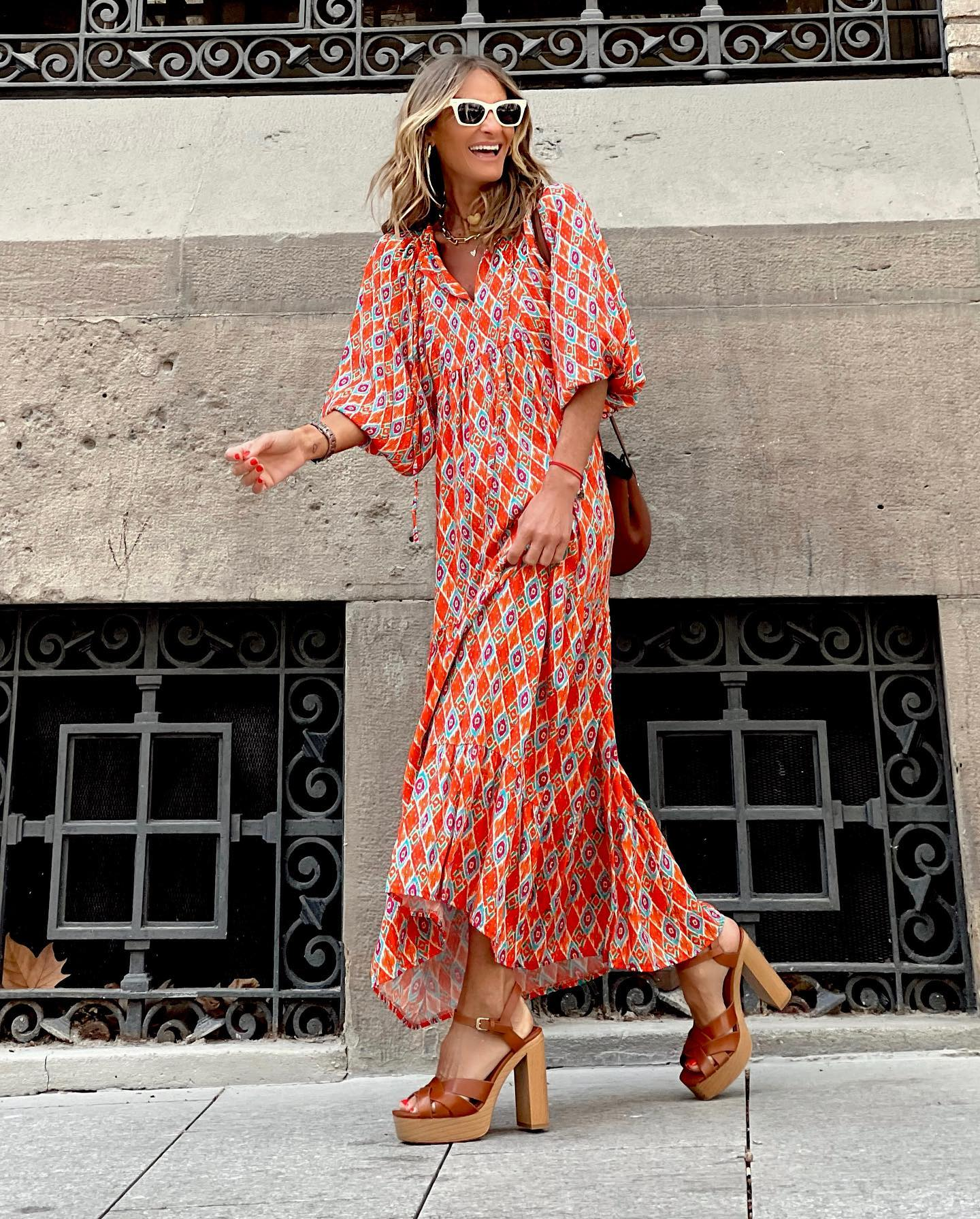 ZAIRA | Robe imprimée de saison