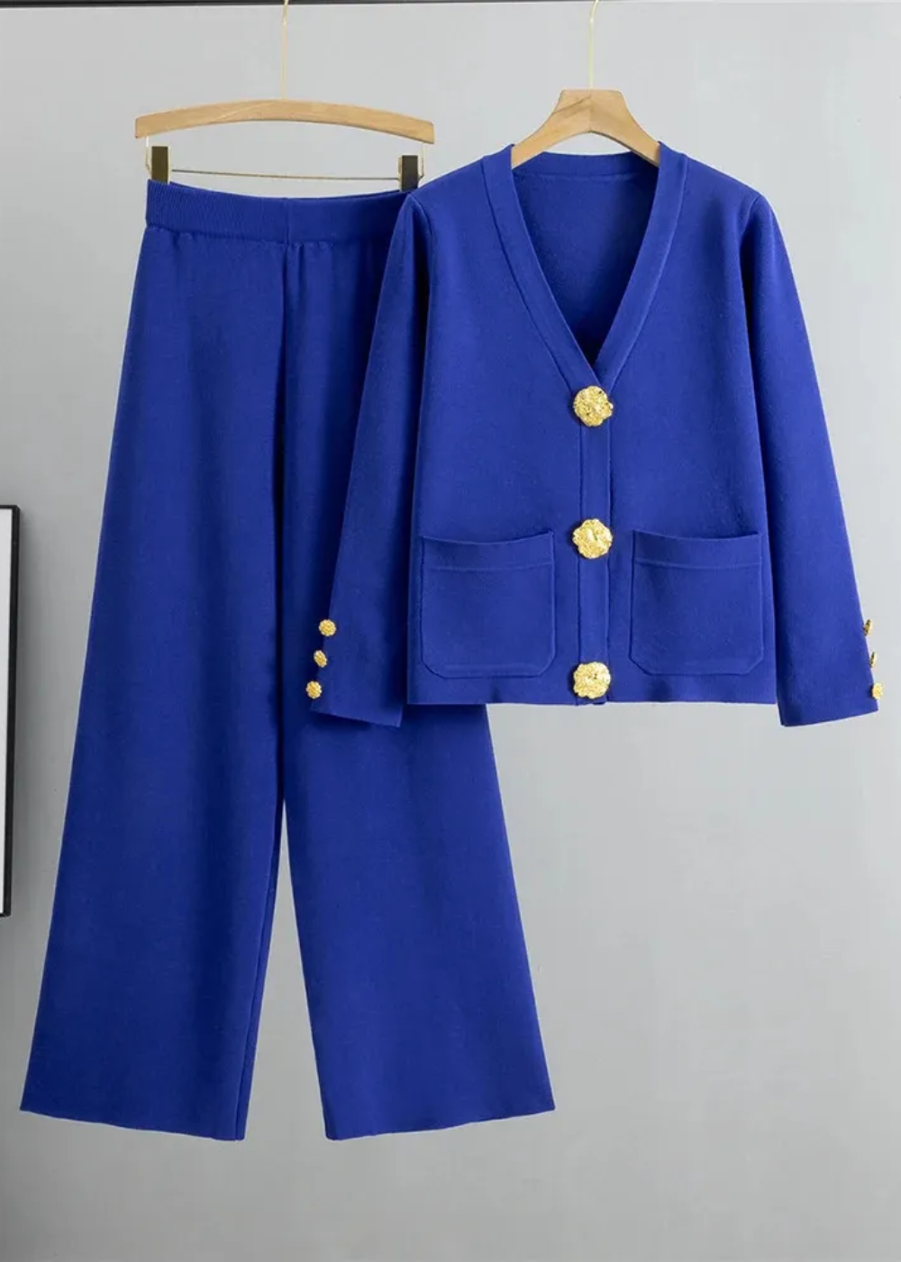 Loungewear Club™ | Ensemble tricot avec patte de boutonnage
