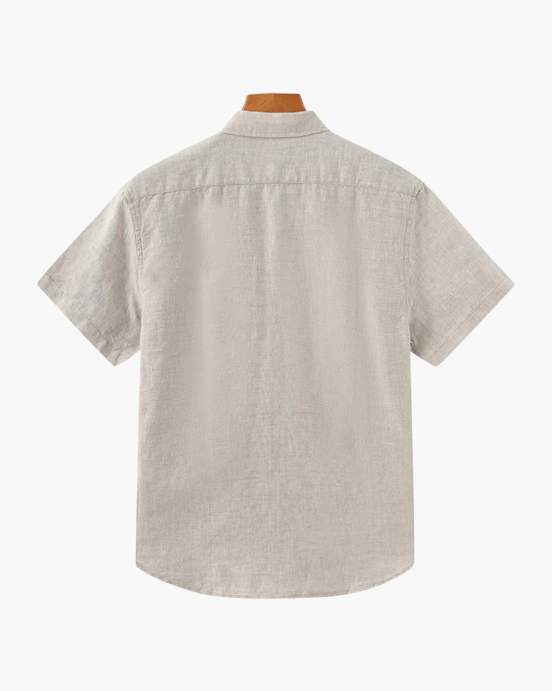 Loungewear Club™️ | Chemise en Lin (Manches Courtes)