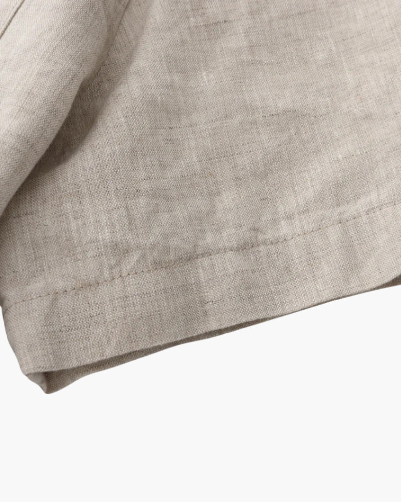 Loungewear Club™️ | Chemise en Lin (Manches Courtes)