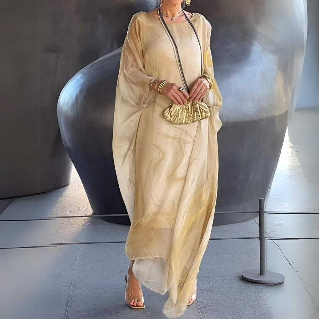 Laura™ - Robe en Chiffon de Soie Charmante