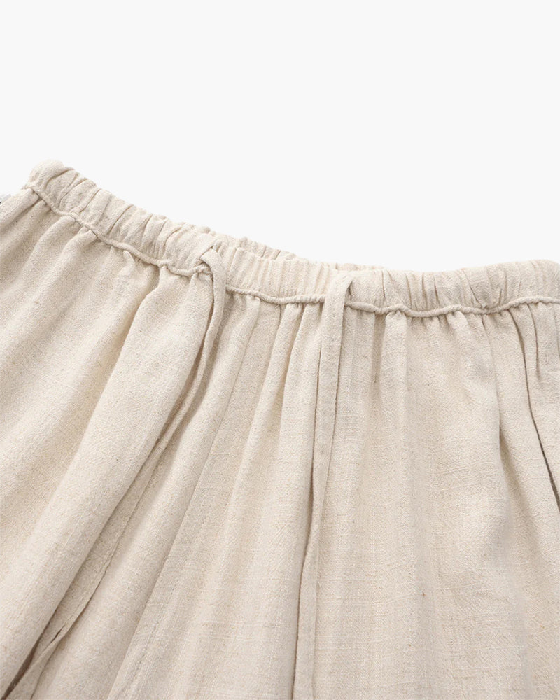 Loungewear Club™️ | Pantalon en Lin (Coupe Slim)