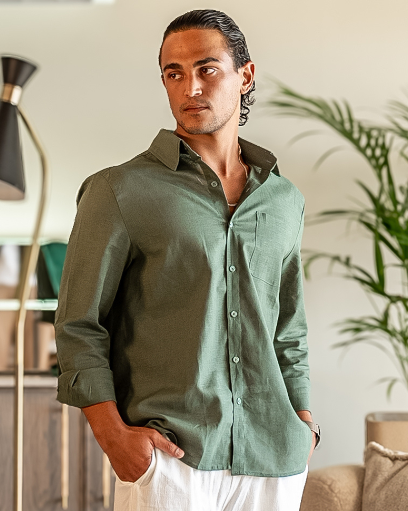 Loungewear Club™️ | Chemise 100% Lin