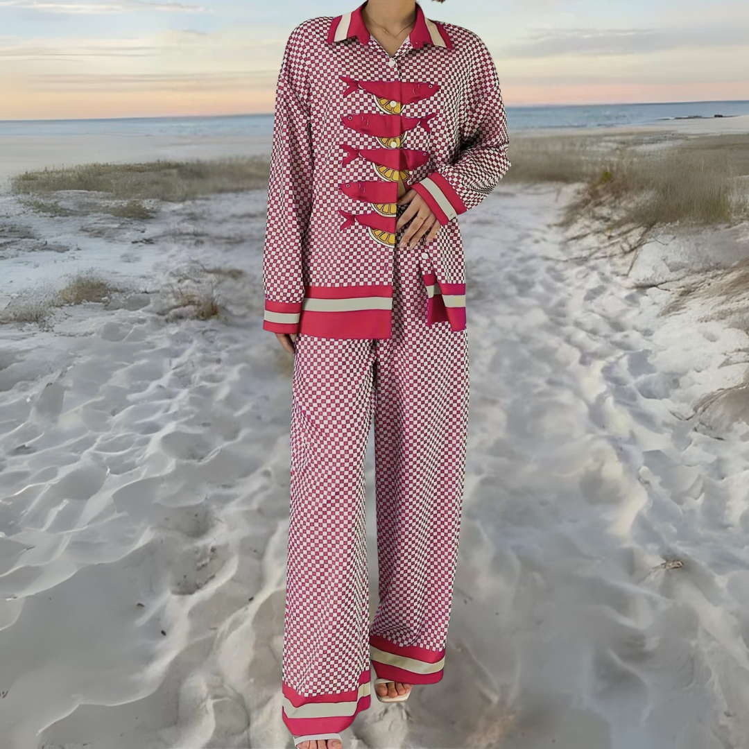 Fanny - Kimono set avec imprimé