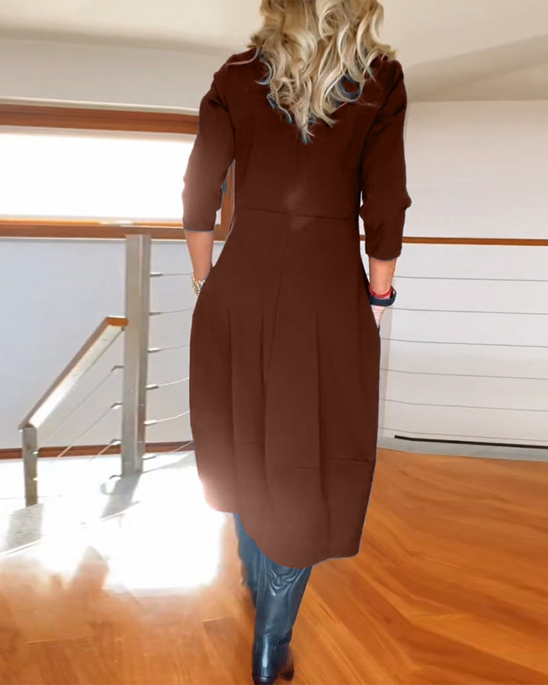 Loungewear Club™ | Robe Midi Élégante