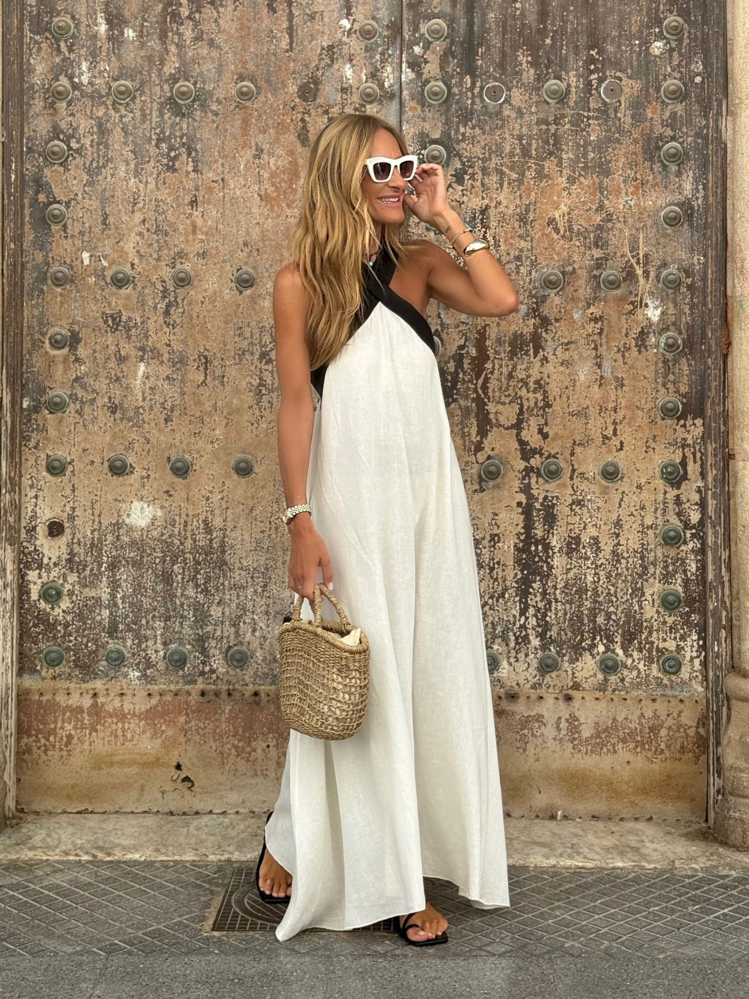 CANELA | Robe à décolleté croisé