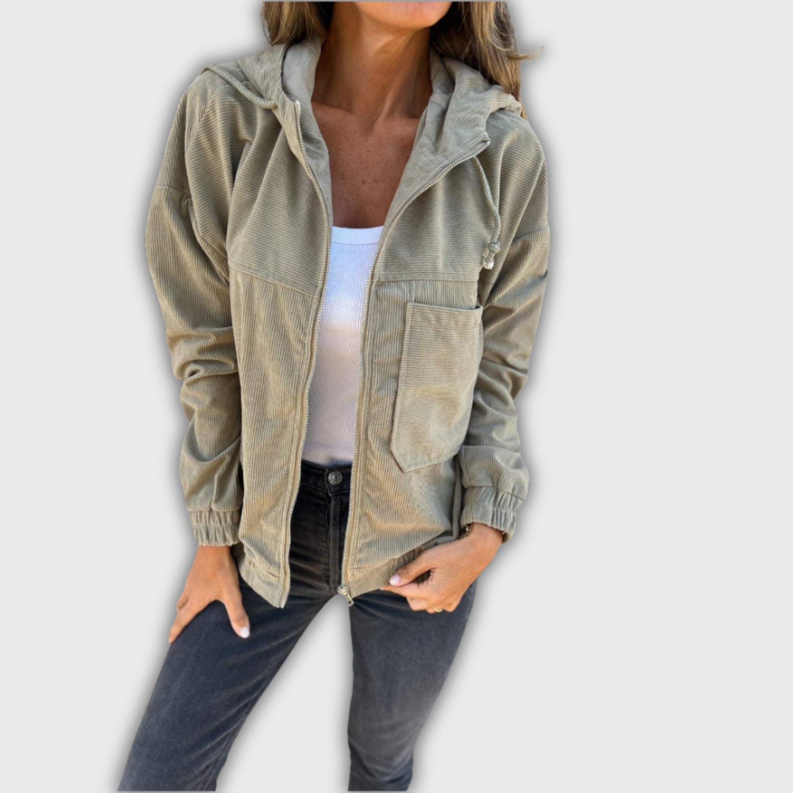 Veronika | Veste en tissu rétro