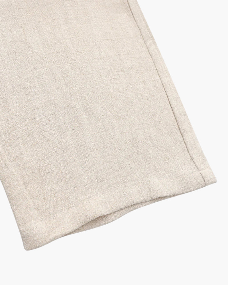 Loungewear Club™️ | Pantalon en Lin (Coupe Slim)