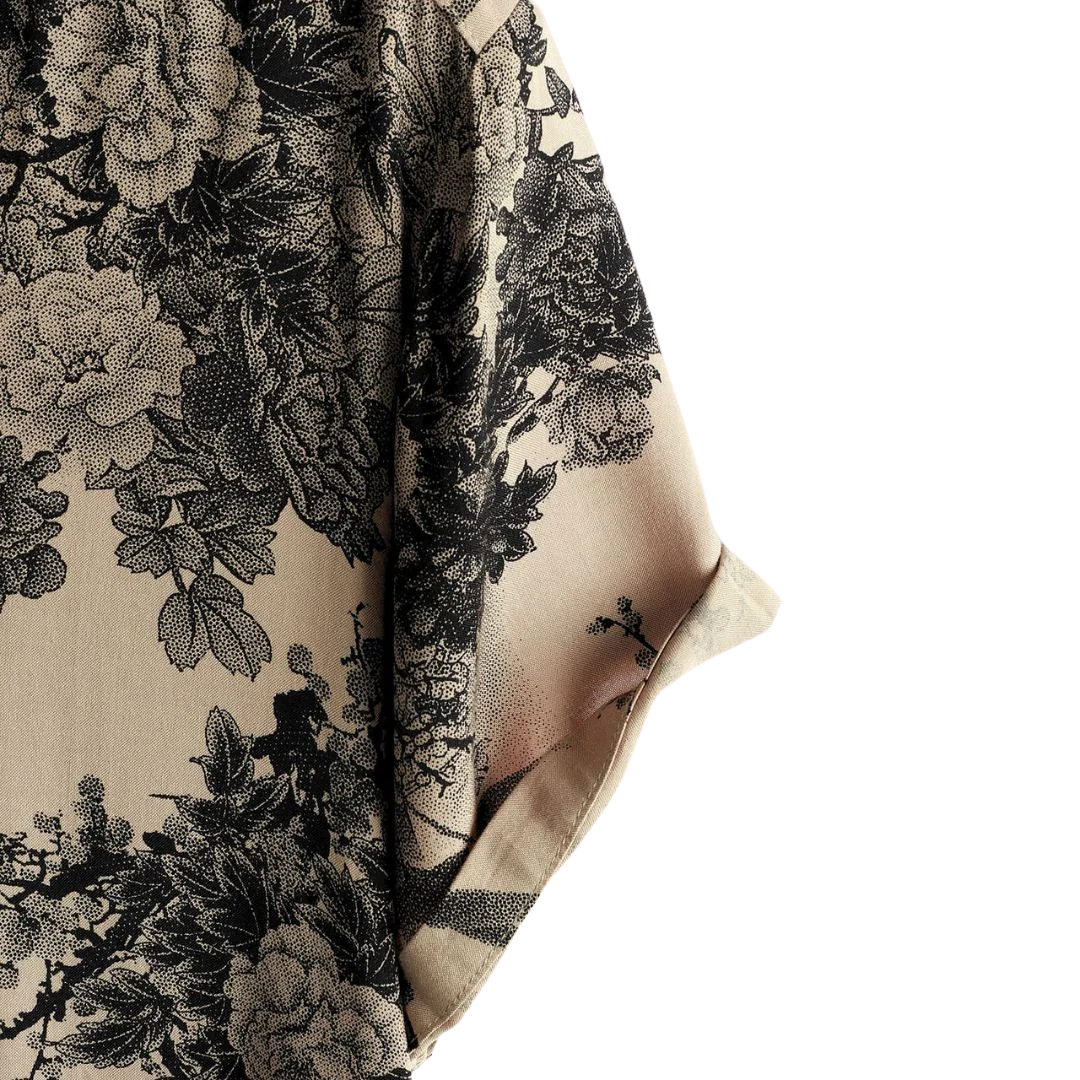 Loungewear Club™ - Chemise à Imprimé Fleuri pour Hommes - Élégant et Unique