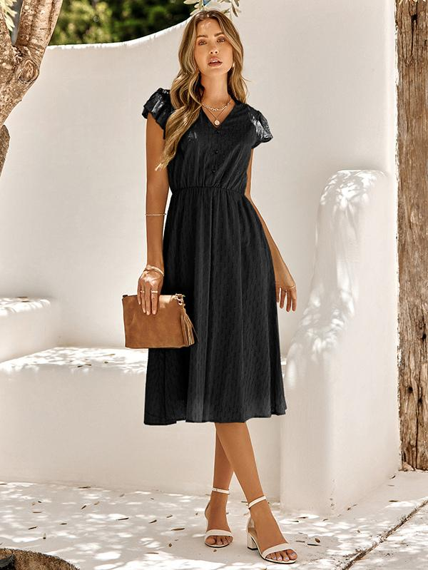LARA | Robe midi de saison