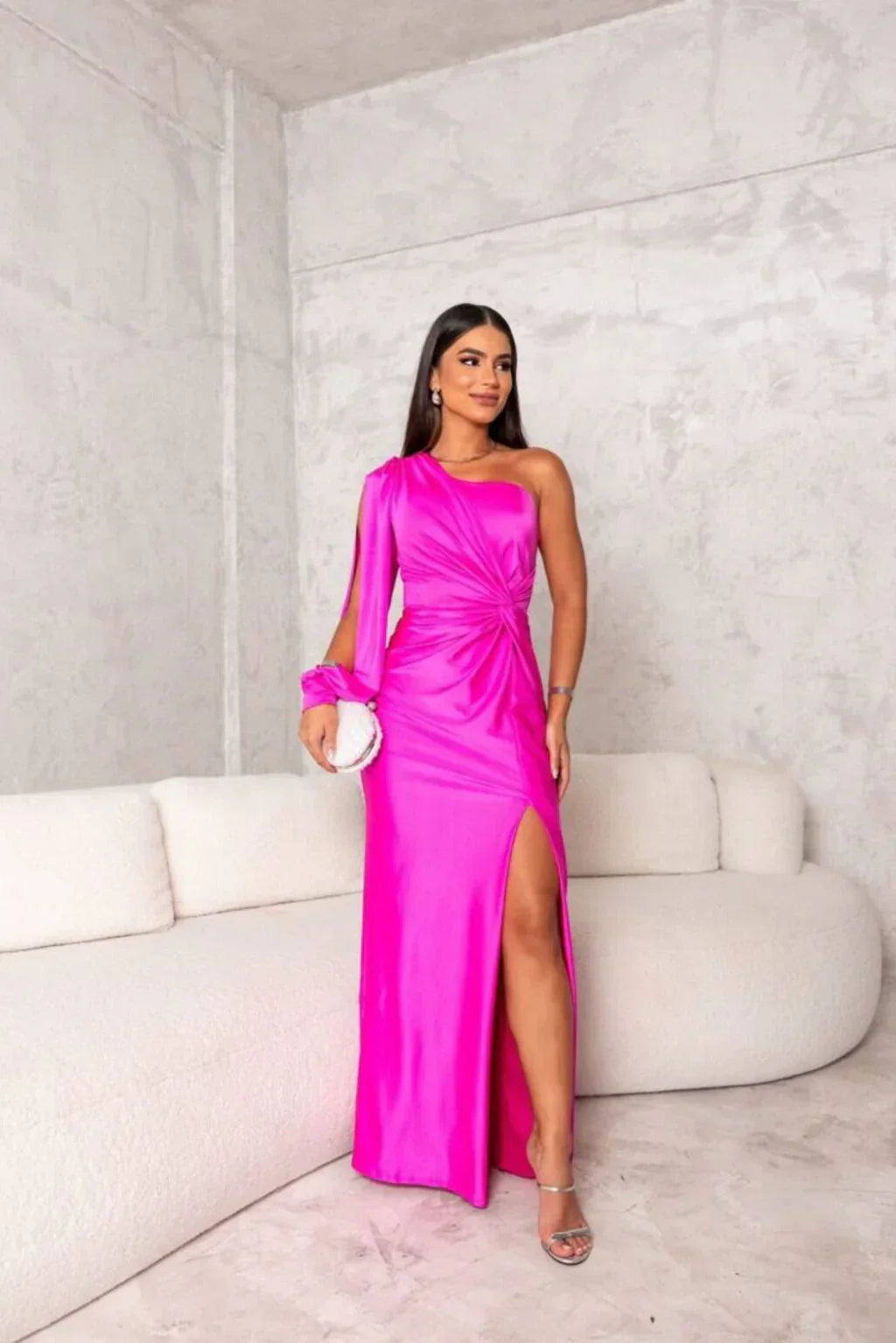 Alison - Robe Maxi Élégante à Fente