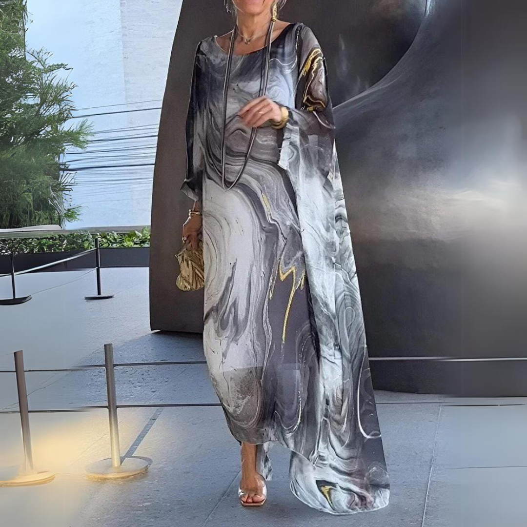 Laura™ - Robe en Chiffon de Soie Charmante