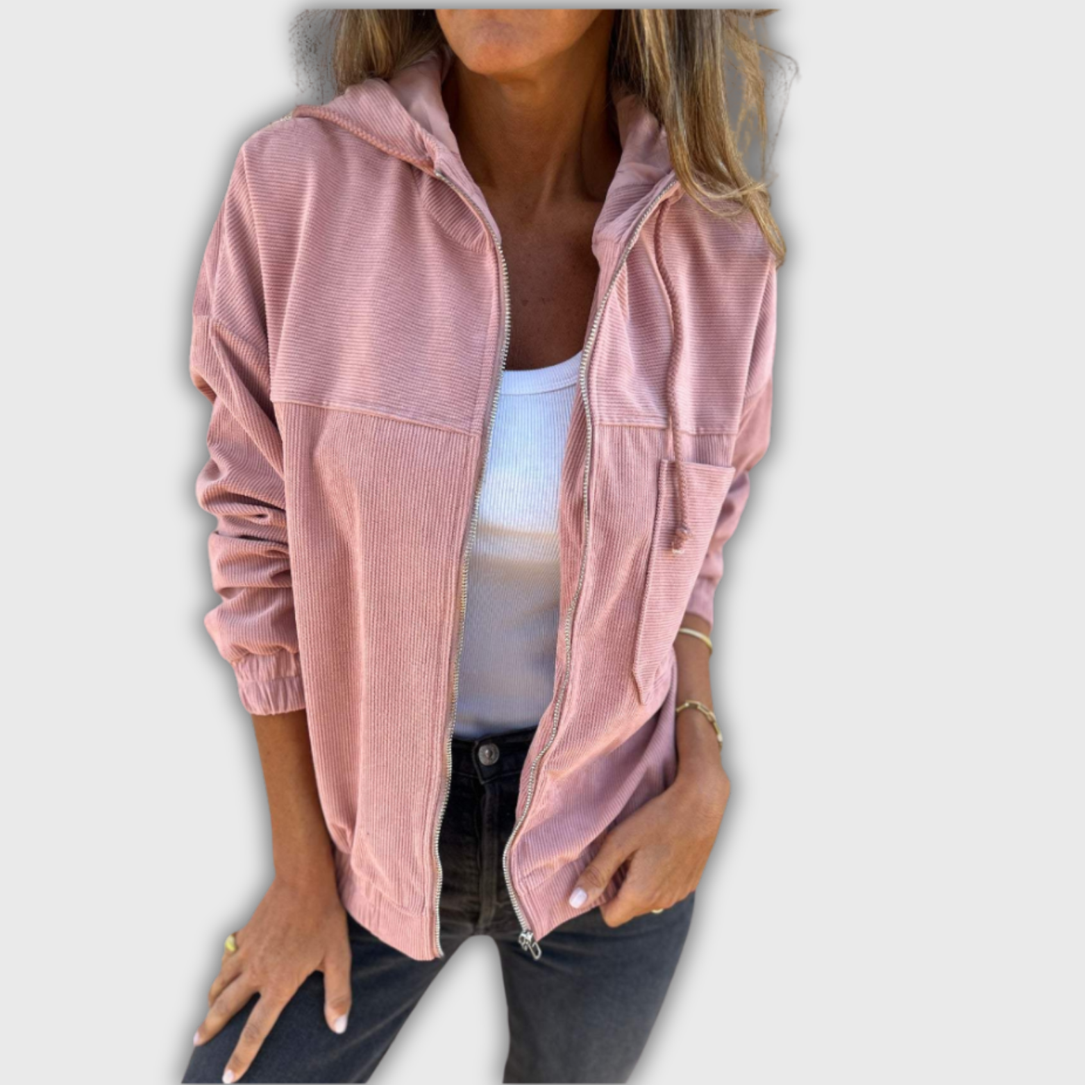 Veronika | Veste en tissu rétro