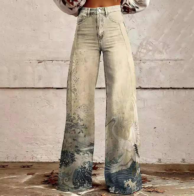 Ondata | Pantalon Inspiré du Japon Bohémien
