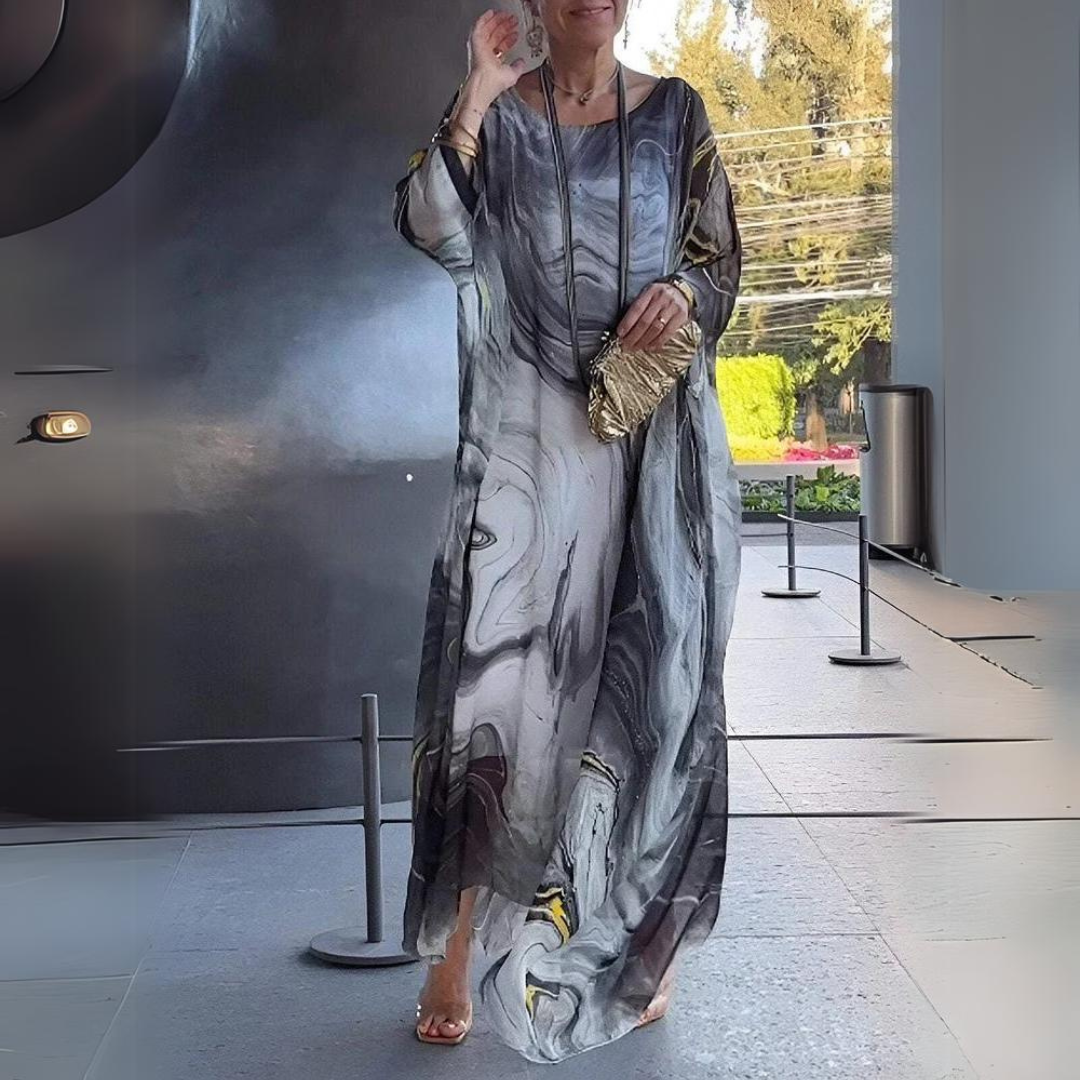 Laura™ - Robe en Chiffon de Soie Charmante