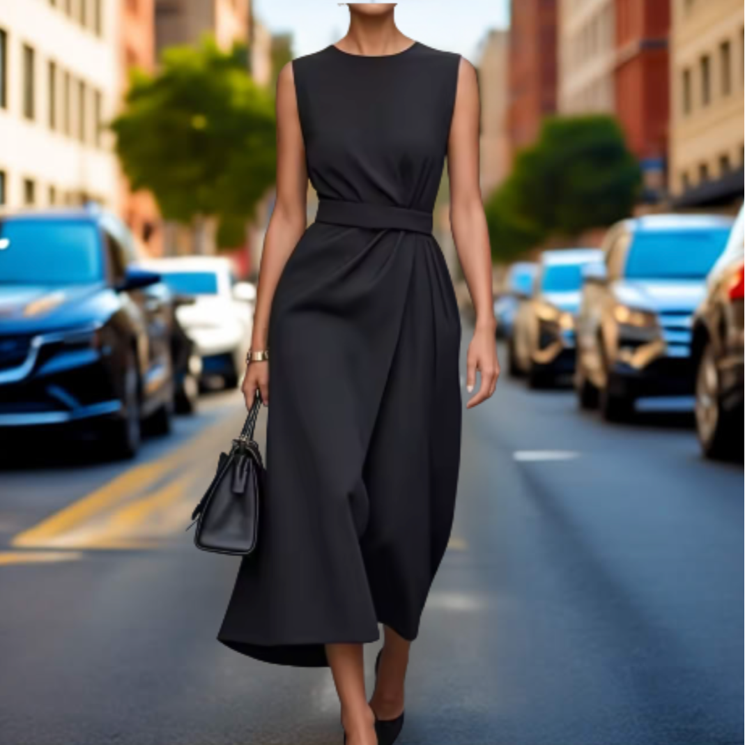 Tiffany | Robe sans manches imprimée