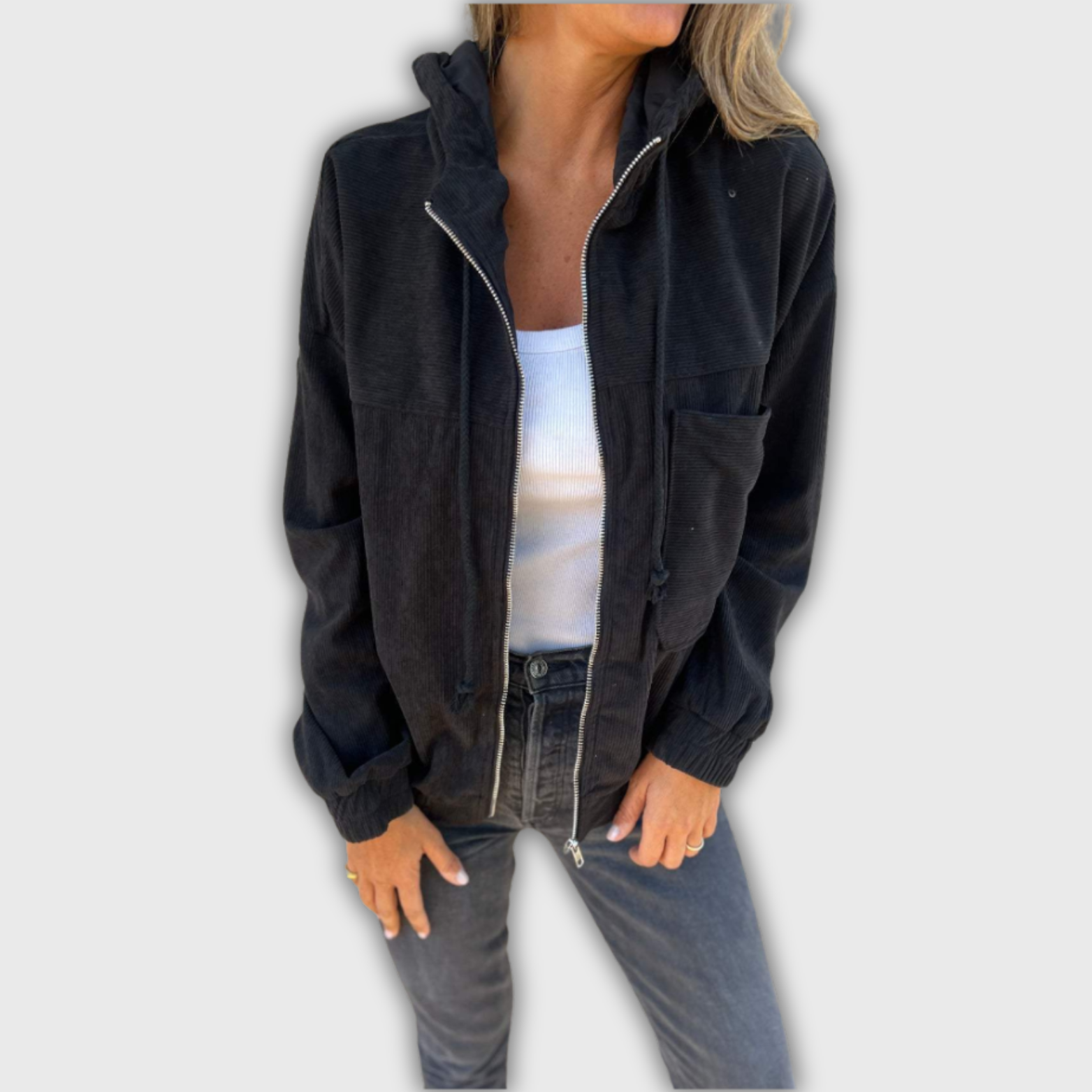 Veronika | Veste en tissu rétro