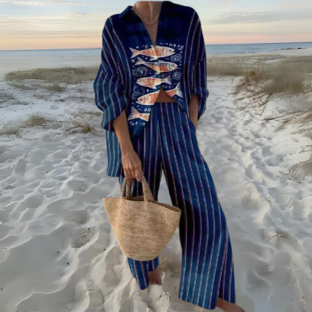 Fanny - Kimono set avec imprimé