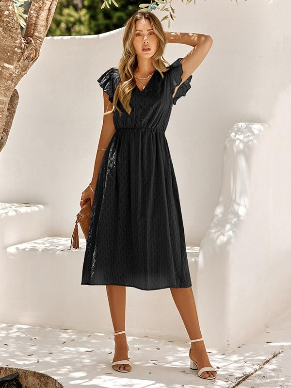 LARA | Robe midi de saison