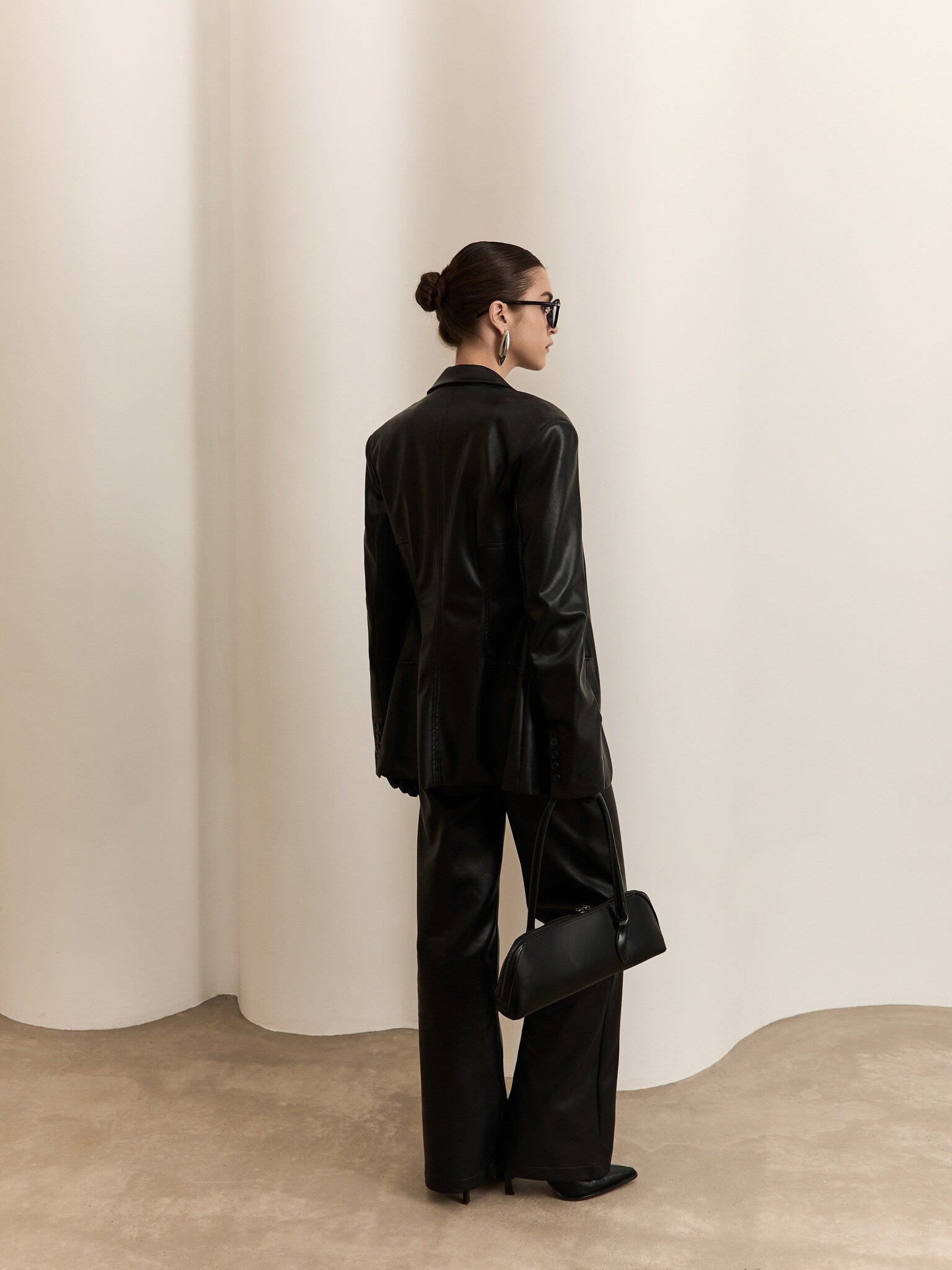 Loungewear Club™️ | Pantalon de cuir droit