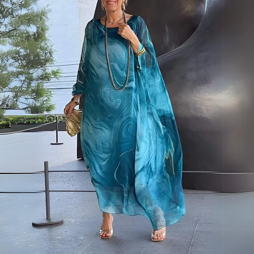Laura™ - Robe en Chiffon de Soie Charmante