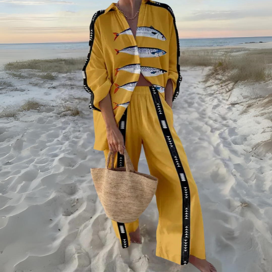 Fanny - Kimono set avec imprimé
