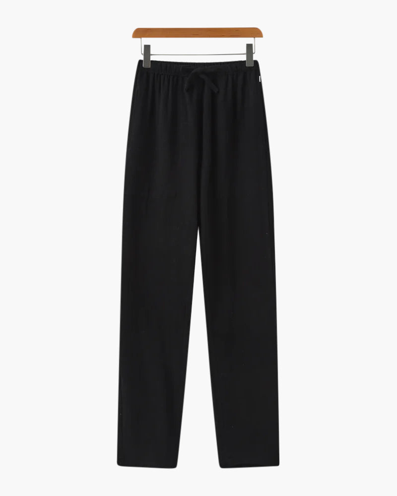 Loungewear Club™️ | Pantalon en Lin (Coupe Slim)