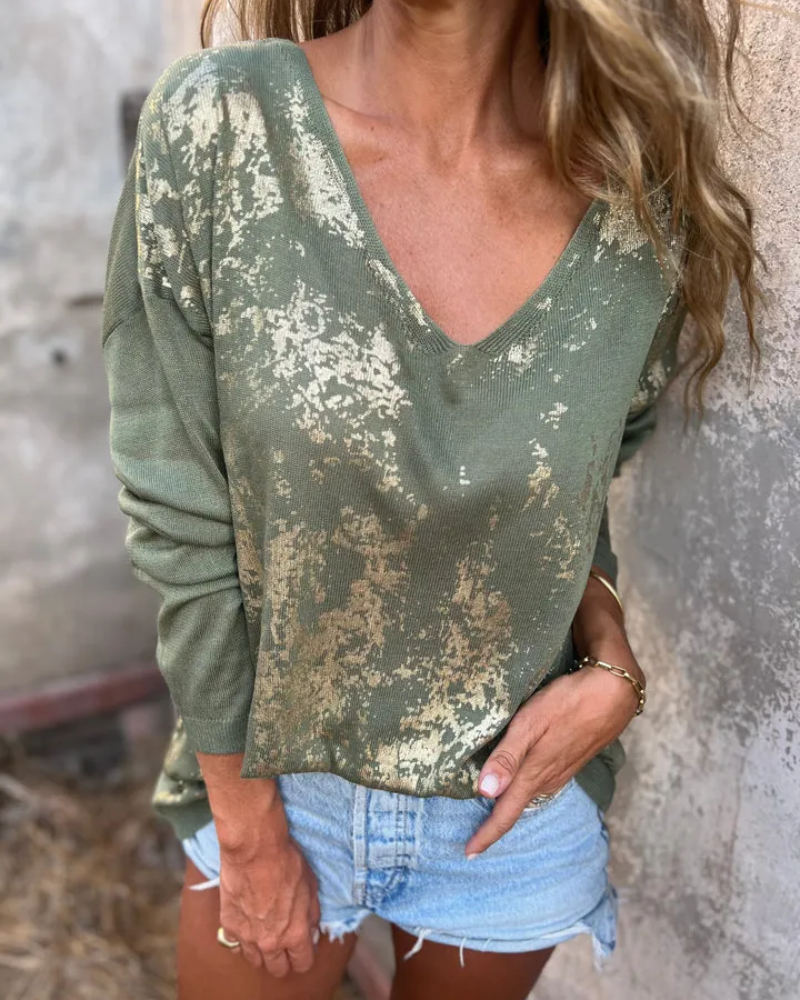 Loungewear Club™️ | Top décontracté en maille