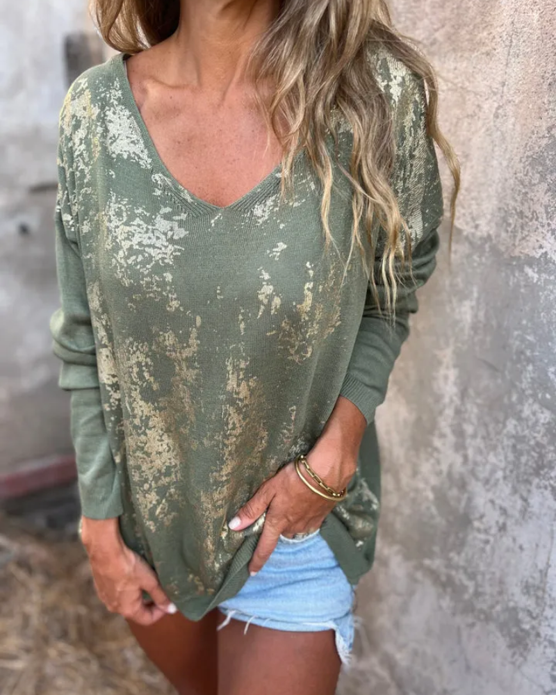 Loungewear Club™️ | Top décontracté en maille